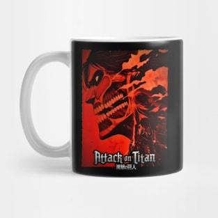 AOT Eren Titan Roar Fan Art Mug